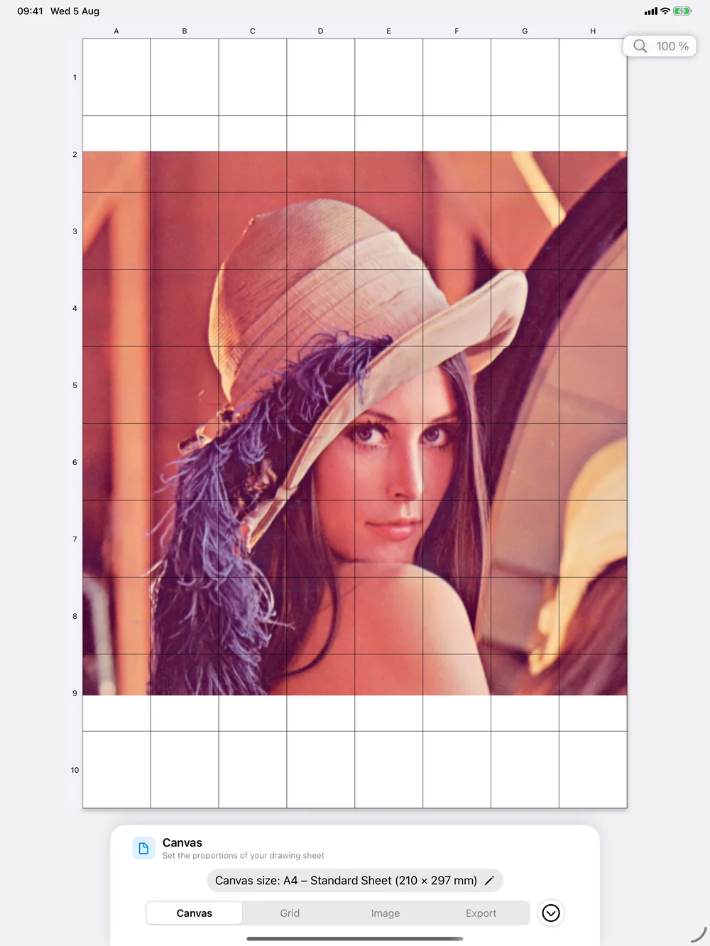 Canvas inspector on iPad